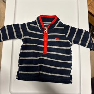 Navy & White Striped Baby Sweatshirt